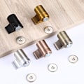 Miniatyrbilde 4 av 4: Magnetisk dørstopper i rustfritt stål for hjem og kontor i børstet stålfinish