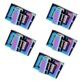 Miniatyrbild 7 av 8: 5 Set Twist Locks Färgglada Rektangulära Hållbara Utsökta Väskslutar för DIY Axelväskor Handväskor