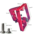 Miniatyrbillede 3 af 5: Front Carrier Cykeldele Til Dahon Alloy Pig Nose Taskeholder Blok Beslag Taske Stativer Cykel Zekai