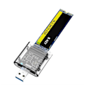 Miniatyrbild 4 av 5: M2 NGFF SSD-kabinett M.2 till USB 3.0 Gen1 5Gbps Höghastighets SSD-kapsling