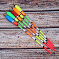 Miniatyrbild 7 av 8: 5 st Balsa träfiskeflöte Bobber Bite Indikator Fiskeutrustning (4+2g )