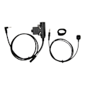 Miniatyrbild 1 av 8: U94+Finger Mikrofon PTT Plug and Play U94 PTT Adapter för 2,5 mm Walkie Talkies Svart