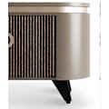 Miniatyrbillede 5 af 5: Sort (80 mm) 4 stk. Justerbare møbelfødder Køkkenben Bordplade Bar TV Skrivebordsben, Møbelfødder i aluminiumslegering, til sofabordsskab