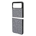Miniatyrbilde 2 av 8: Skinnende Bling Telefondeksel for Galaxy Z FLIP 3 Støtdempende Foldbar Mobiltelefon Beskyttende Skall Svart