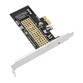 Miniatyrbillede 7 af 8: NVMe PCIe Adapter 5 Gbps Båndbredde NVME Interface Plug and Play PCIe til M.2 SSD Adapter med køleplade til M Key SSD
