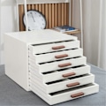 Miniatyrbilde 4 av 5: Flerlags smykkeskrin for smykker Sminke Gaver Pynt Organizer