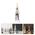 Miniatyrbilde 5 av 5: 1 stk. Lysende Julevindlampe Engelformet Julelyktstolpe