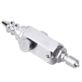 Miniatyrbilde 8 av 8: Rustfritt stål Profesjonell 8 cm Mini Portable Scuba Diving Universal Luftdyseutstyr for BCD Inflator Slange Clean ToolSilver