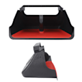 Miniatyrbild 8 av 8: Förvaringslåda under skärmen Center Console Organizer Tray Ersättning för Tesla Model Y Model 3 Röd