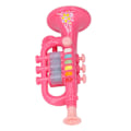 Miniatyrbild 8 av 8: Hornleksak Simuleringsdesign Dynamisk ljuseffekt Musikinstrument Hornleksak Present med snöre för över 3 år gammal Rosa