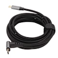 Miniatyrbild 4 av 8: 90 graders USB C-kabel 4K 60Hz stödjer PD100W Typ C 3.1 Gen2 Full Function USB C snabbladdningskabel för Steam Deck 300cm/118.1in