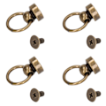 Pikkukuva 8 / 8: 200 sarjaa 9 mm messinkiset niitit, käsilaukkupallot, suuret vetoketjunupit, niitit DIY-vaatteisiin, laukkuihin, kenkiin, puhelinkoteloihin, pronssi