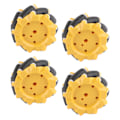 Pikkukuva 6 / 8: Mecanum Wheel Omni Directional Smart Robot Auton osat Tarvikkeet Tee itse lelukomponentit 80mm (2 paria)