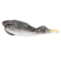 Miniatyrbillede 8 af 8: Kunstig andefigur fiskeagn livagtig blød silikone lokkemad fiskeri svømmeagn med krog sort