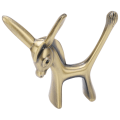 Miniatyrbillede 7 af 8: Æselringholder Æselstatuette Holdbar zinklegering Retro Style Sikker Ring Organizer til Ringe Smykker