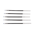 Pikkukuva 1 / 5: Smooth Writing geelikynätäyttö - 0,5 mm viivan leveys (5 täyttöä) Black Needle