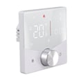 Miniatyrbillede 5 af 8: Smart termostat drejeknap design LCD farve display panel digital termostat til sauna rum gulvvarmesystem hvid