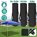 Miniatyrbillede 5 af 5: Opbevaringstaske til Telt, Taske til Havepavillon, 210D Sort Rejse-/Campingtaske til Opbevaring af Pavillontelt