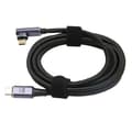 USB C til USB C-kabel Multifunktion 8K 60Hz Højhastighed 20Gbps PD 100W Hurtigopladning USB 4.0 Magnetisk Datakabel 78.7in Medium Albue