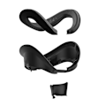 Miniatyrbilde 3 av 5: AMVR OOM Lær Maske kompatibel med PICO 4 VR Hodetelefoner Lær Maske Vaskbar Svette-sikker Lær Ansiktsdeksel Erstatning-B13
