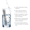 Miniatyrbillede 8 af 8: Bærbar Alkaline Water Stick PH Alkalizer Ionizer Hydrogen Minerals Wand Purifier Filter