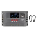 Solladdningsregulator MPPT Tracking Laddning 12V 24V Automatisk Anpassning LCD Solpanelsregulator med 2 DC USB 50A