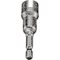 Miniatyrbilde 3 av 5: Muttertrekker Slisset Mutterbit Pipenøkkel Verktøy 1/4 Tommers Sekskantskaft Stålbit For Panelmutter Skrueøye C-krok Bolt (sølv) (1 stk) Zekai
