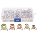 Miniatyrbillede 1 af 8: 75 stk. Slangeklemme Vandrørforbindelse Rørfitting Farvebelagt zink elastisk fastener M610
