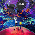 Miniatyrbild 2 av 5: Rick And Morty Tema Affisch Gobeläng Väggbonad Sovrumsdekoration Möbelprydnad 150X200CM