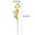Miniatyrbilde 2 av 3: Simulert sitrongren for hjemmedekorasjon - 60cm