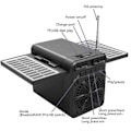 Miniatyrbild 2 av 5: Solar Nödladdning FM Radio Multifunktionell Bluetooth Högtalare