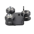 Miniatyrbild 4 av 8: Back Support Plate Black Metal 3D Printer Extruder Back Support Plate Med Remskiva för Ender3 V2
