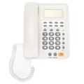 Miniatyrbilde 6 av 8: KXT6009CID stasjonær kablet telefon med fasttelefon med anrops-ID-skjermfunksjon for hjemmekontor (hvit)