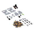 Pikkukuva 6 / 8: Sotilasmalli toimintahahmo DIY-linna Fort Castle Building Siege Model Toy Set syntymäpäivälahja lapsille