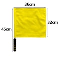 Miniatyrbillede 1 af 3: Special Patrol Performance Rustfrit Dommerflag i Gult