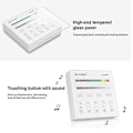 Miniatyrbillede 3 af 5: Mi Light B3 Trådløs 2.4G RF 4-Zone Vægmonteret Smart Panel Controller kompatibel med CCT DIM RGB RGBW RGB+CC