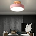 Miniatyrbilde 1 av 3: Moderne Rosa Taklampe Flush Mount Lysarmatur for Barnerom
