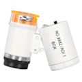 Miniatyrbillede 2 af 8: 60X Mini Mikroskop Lomme Lupe Forstørrelsesglas med UV LED Lys til Detektering af Falske Penge Hvid