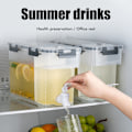 Miniatyrbillede 3 af 8: 3,5 l plastik drikkedispenser drikkevareautomat med tapp is-juice dispenser til daglig brug i køleskabsfest