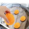 Miniatyrbild 4 av 8: 4st/ Set Orange Återanvändbara torkkulor Torktumlare för hemkläder Torka