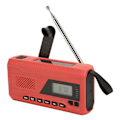 Pikkukuva 4 / 8: Käsikammen hätäradio monitoiminen FM AM WB kannettava aurinkoradio kotitalouksien hätätilanteisiin ulkona