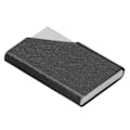 Miniatyrbillede 6 af 8: Visitkortholder i rustfrit stål, innovativ visitkortholder, sort 007#