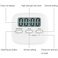 Miniatyrbillede 3 af 5: Digital Køkken Timer II - Store Tal, Høj Alarm, Magnetisk Bagside, Stativ - Hvid