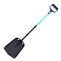 Miniatyrbilde 3 av 8: Aluminiumlegering Utendørs Multifunksjonell Lang Håndtak Sammenleggbar Snø Mud Shovel for Klatring Camping Verktøy