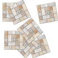 15 stk Selvklebende Flise Tapet 10 x 10 cm Mosaikkstil
