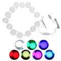 Miniatyrbillede 4 af 8: LED Makeup Spejl Pære USB Opladning Toiletbord Lys DimmerSwitch Vanity Light