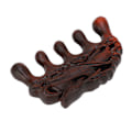 Miniatyrbilde 5 av 8: Meridians Comb Static Free 5 Teeth Head Hodehodebunn Kompositt Tre Massasje Kam for kvinner Menn