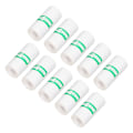 Miniatyrbillede 5 af 8: 10 ruller termisk printerpapir selvklæbende papirruller hvid printbar kvitteringsetiket 57x25mm