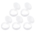 Miniatyrbillede 7 af 8: 5 stk. Svampe Transparent Opbevaringsboks Stor Kapacitet Bærbar Klar Kosmetisk Svampeboks 3,5 X 1,2 Tommer