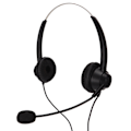 Miniatyrbillede 4 af 8: H360D‑3.5‑U901 Binaural Business Headset 3.5mm USB Office Headset Understøtter Højttaler Lydstyrkejustering Mikrofon og Lydstyrke Mute